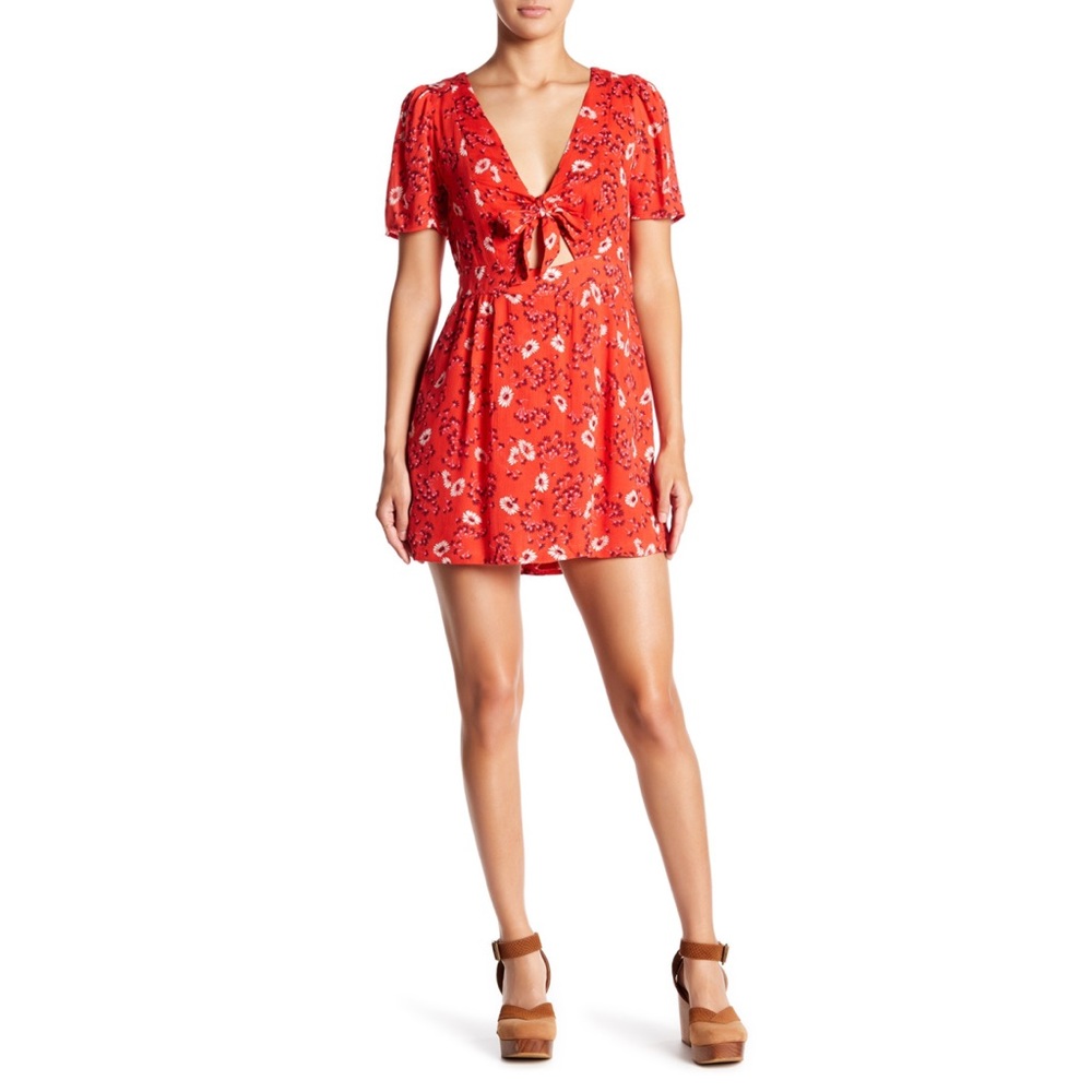 Free People Jinx Tie Romper
